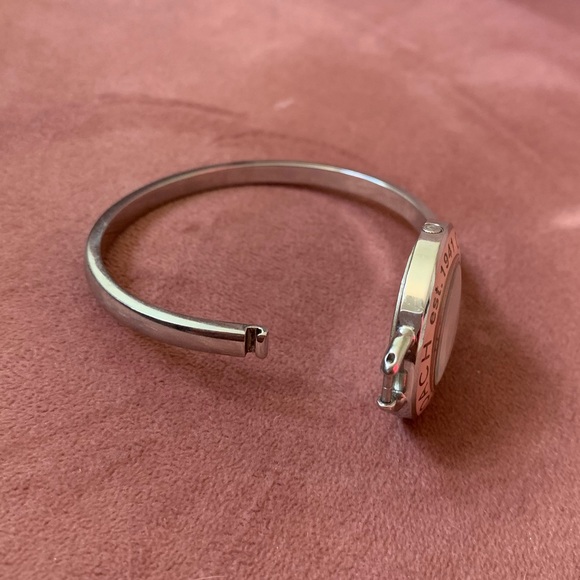 Coach Analog Watch Pink Face Silver Bracelet - Picture 3 of 3